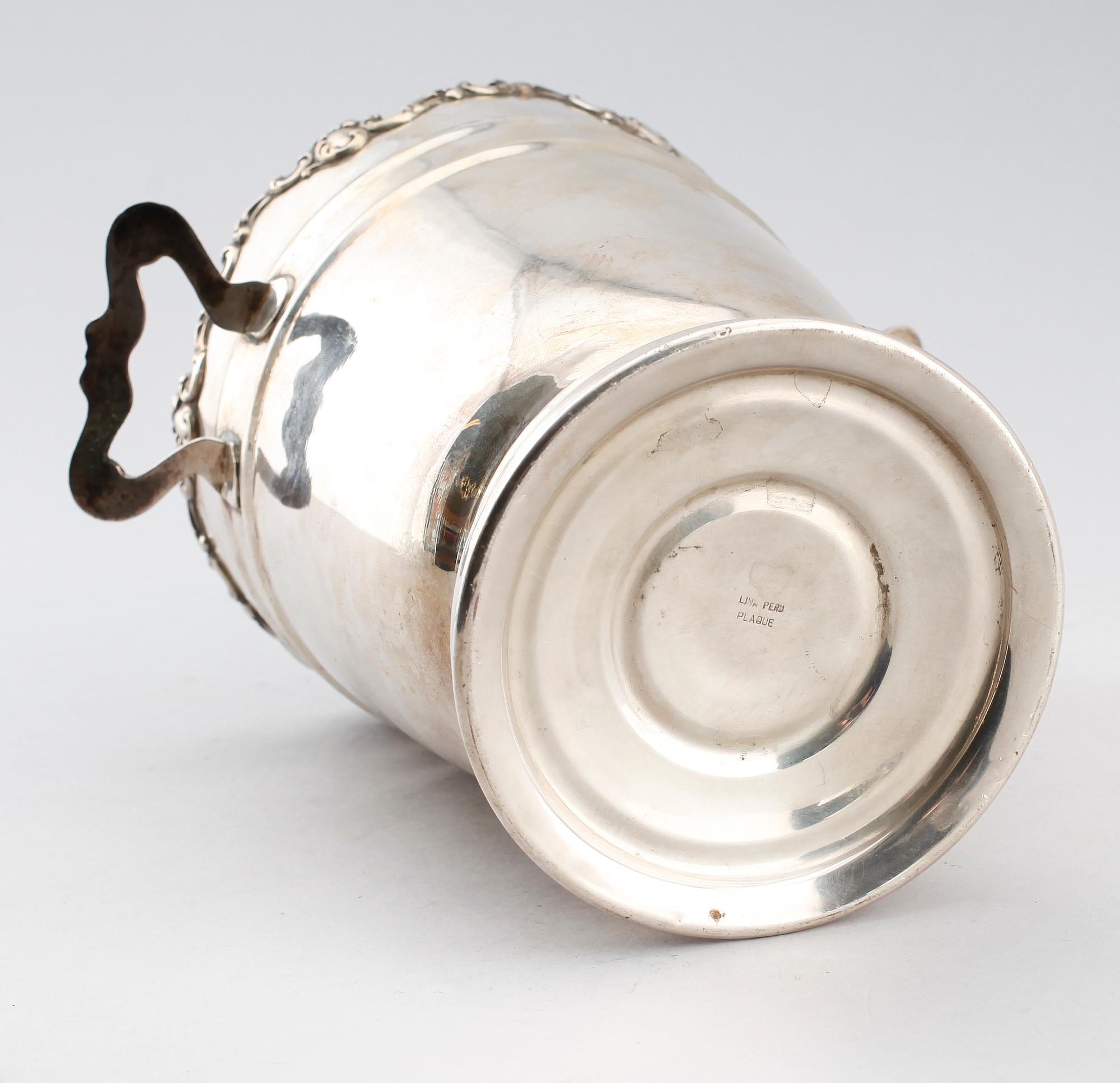 CHAMPAGNEKYLARE, nysilver, 1900-talets första hälft.