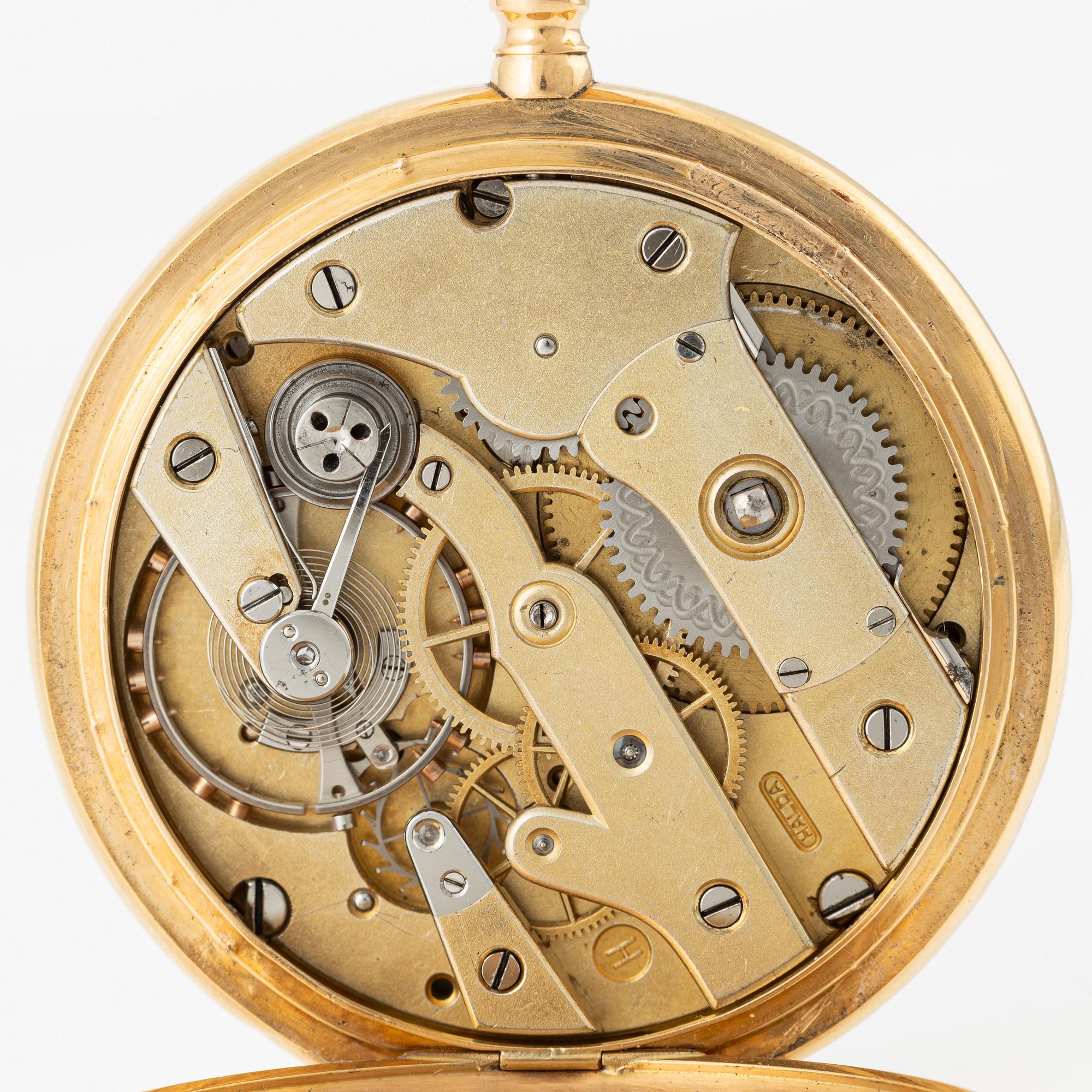 Halda, pocket watch, 50.5 mm.