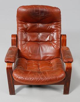 VILFÅTÖLJ, "Relax II", G-Design för Göte Möbler, Nässjö, 1970-tal.