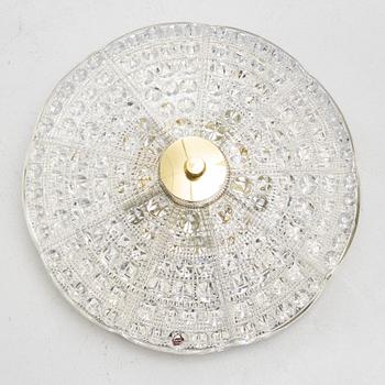 Carl Fagerlund, a ceiling lamp, Orrefors.