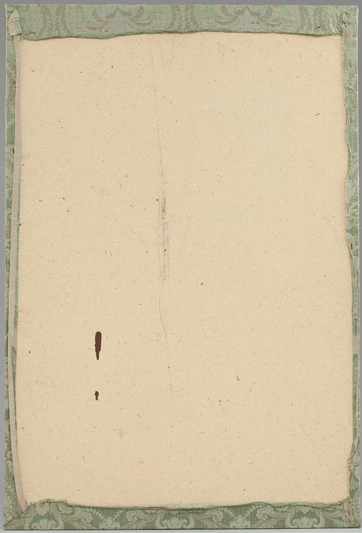 ENRICO BAJ, serigrafi på tyg med collage, sign och numr 195/500.