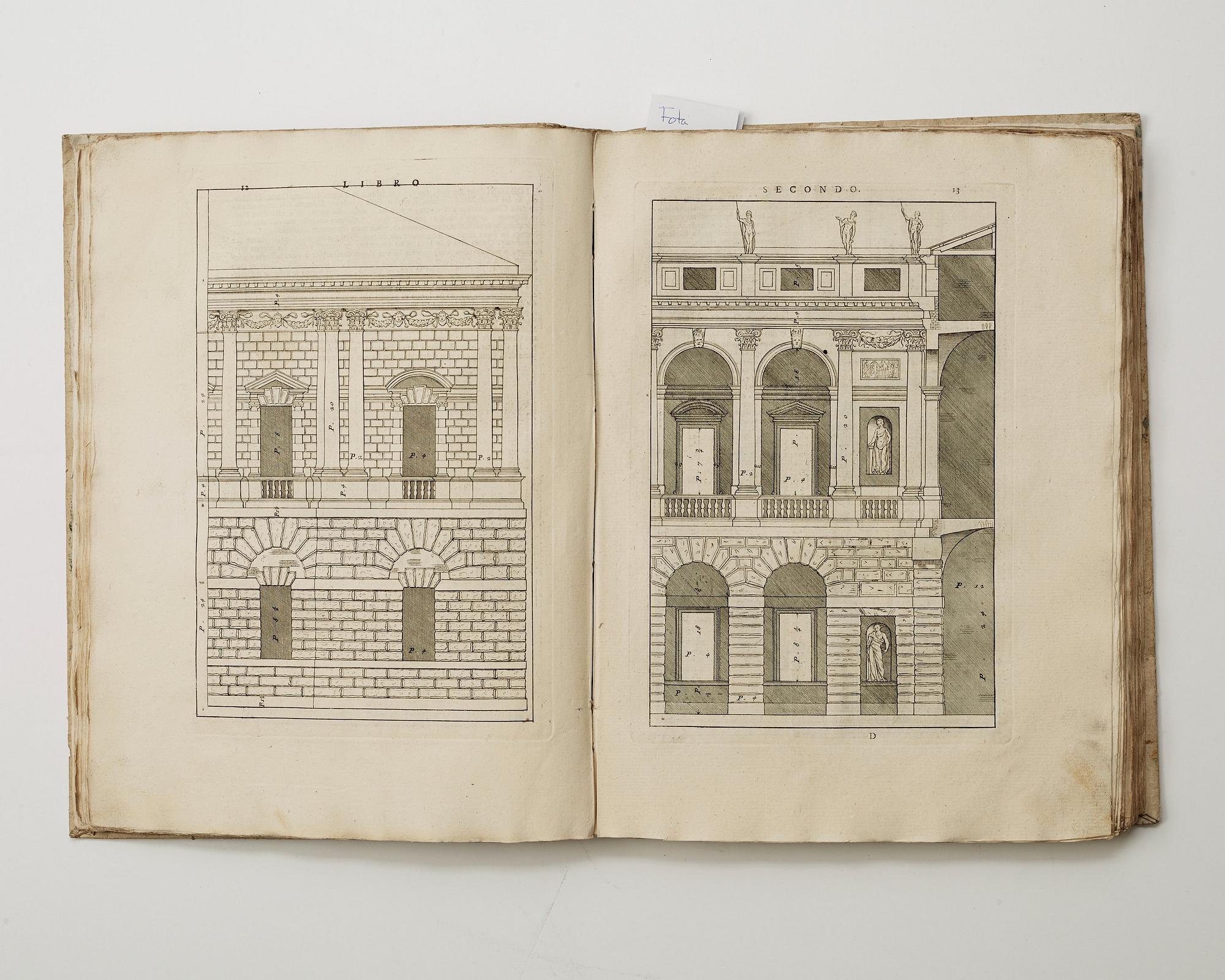 ANDREA PALLADIO (1518-1580). I Qvattro Libri dell´ architettura, Domenico de`Franceschi, Venedig 1570.
