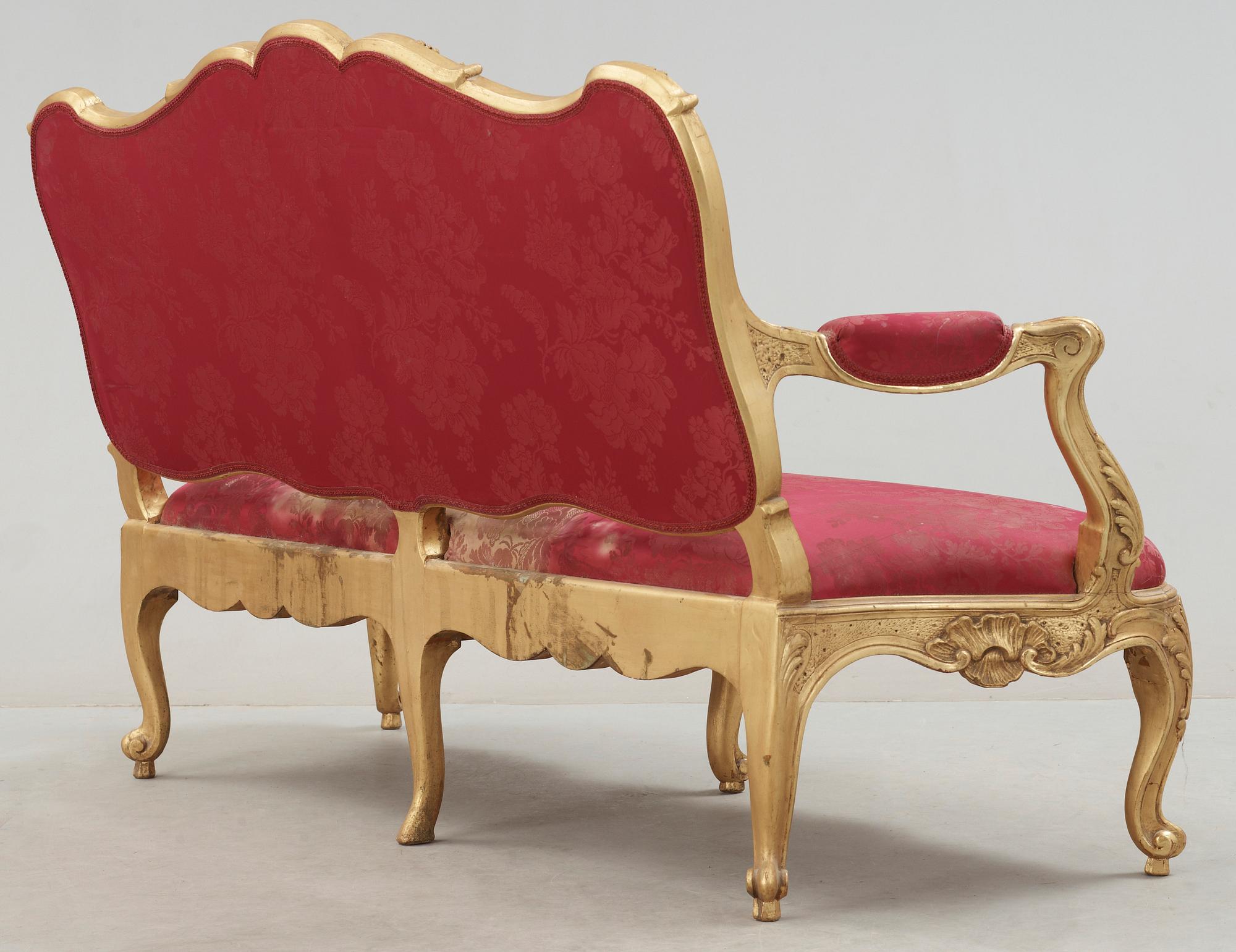 SOFFA, nyrokoko, 1800-talets andra hälft.