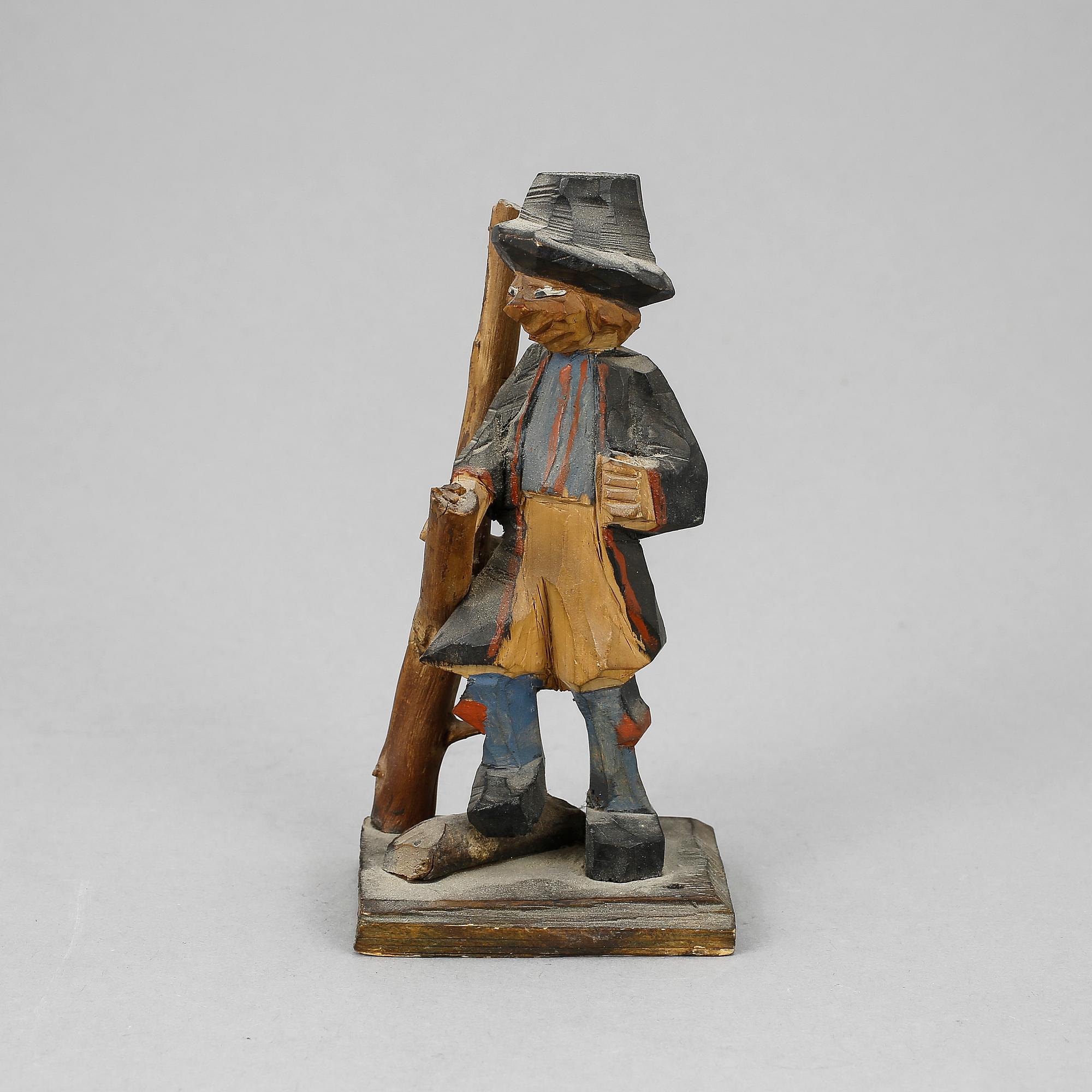 ANDERS BLANCK, träskulptur. Signerad.