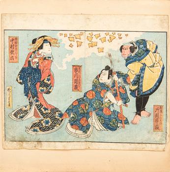 Unidentified artist, color woodcut, Japan, late 19th century, turn of the 20th century.