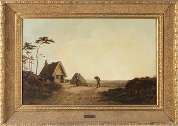 CHARLES FREDERICK LOWCOCK,attributed to,  oil on canvas, signed CF Lowcock and dated 1870.