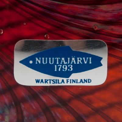 FIGURIN, glas, signerad O. Toikka, Nuutajärvi.