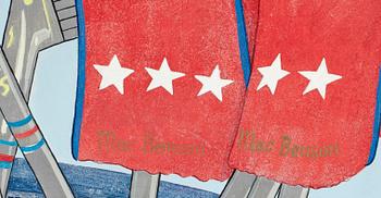 ROBERT BENSON, olja på pannå. Sign.