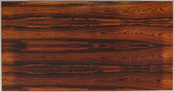 Severin Hansen, a 1950'-60's palisander desk, Haslev Møbelfabrik, Denmark.