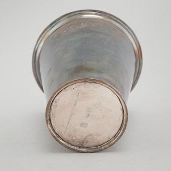 JOHAN LUND, a silver beaker, Stockholm, 1707.