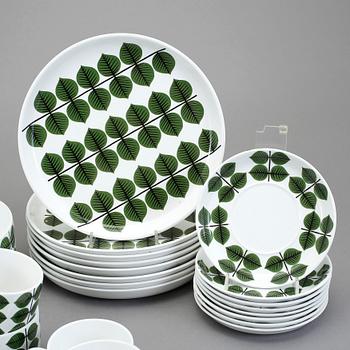 SERVIS, 16 delar, porslin. 'Berså' Stig Lindberg, Gustavsberg.
