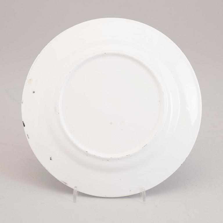 An unique porcelain plate by Siri Derkert, Gustavsberg.