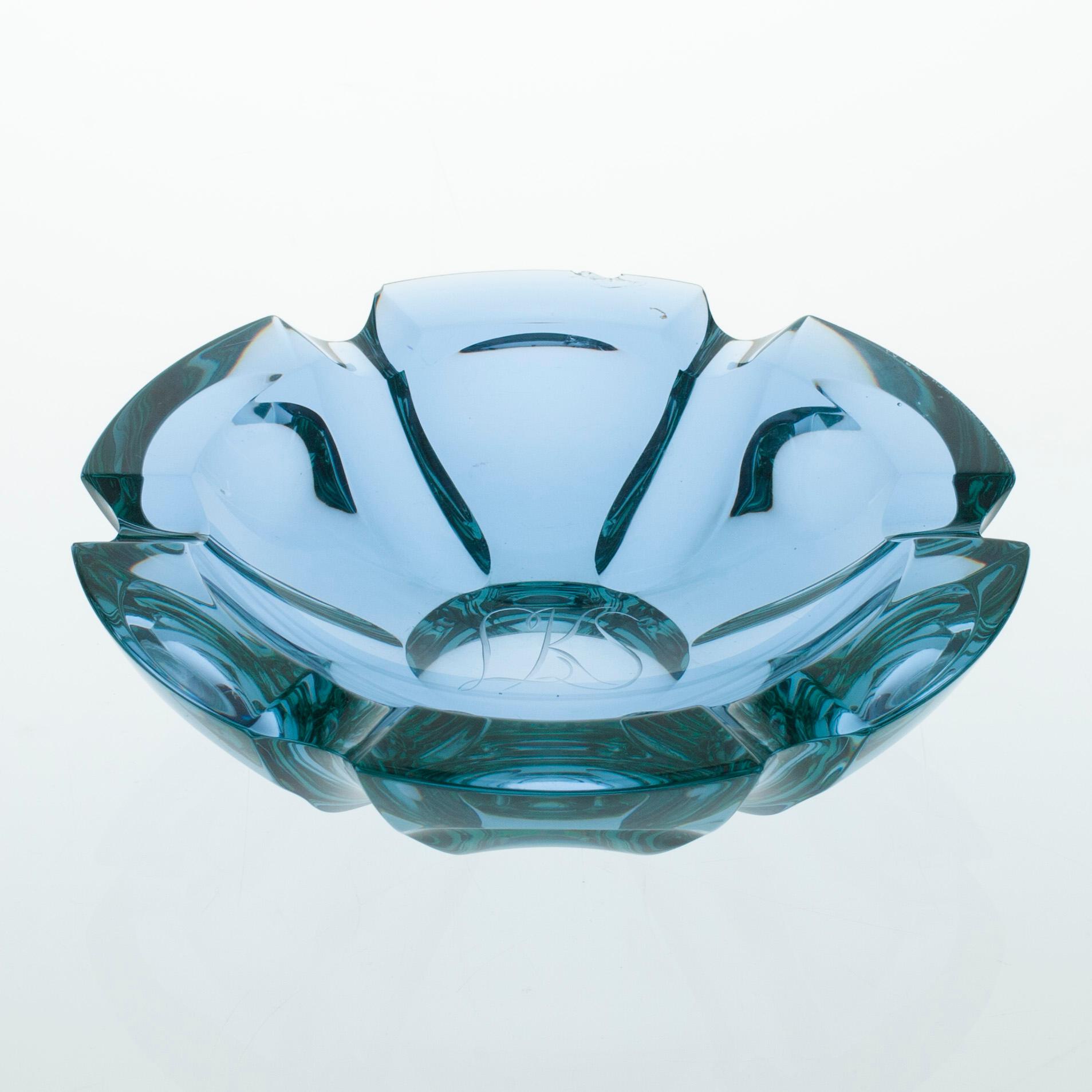 SKÅL, glas, signerad Aimo Okkolin, Riihimäen Lasi Oy.