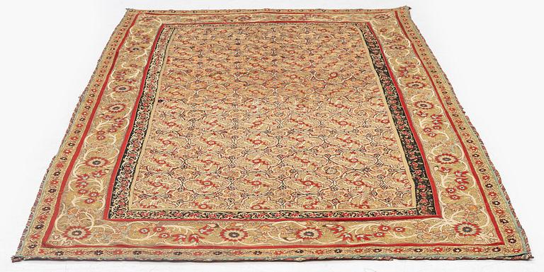 A Rasht embroidered textile, North Persia (Iran), around the year 1900, c. 216 x 127 cm.