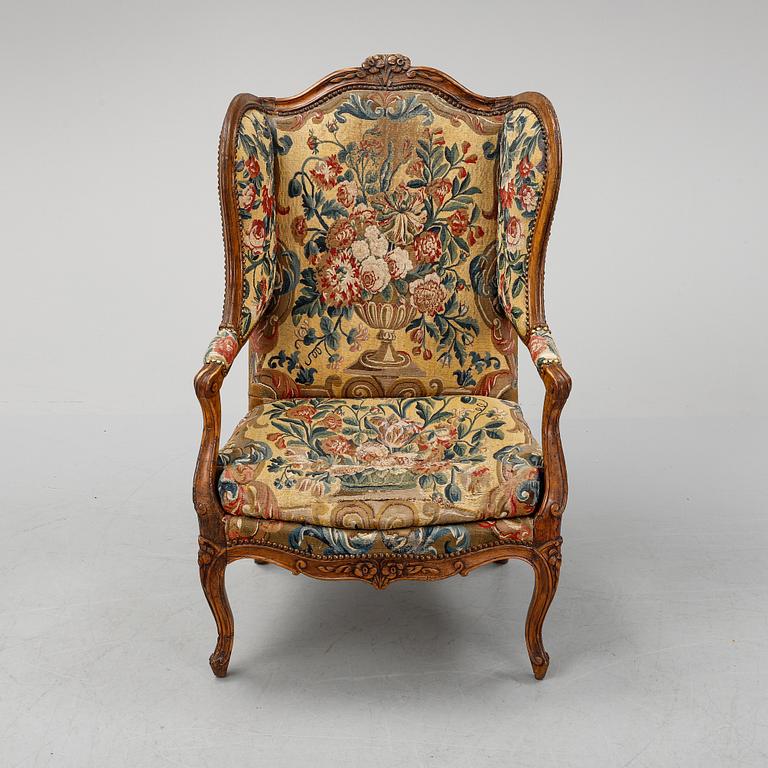 A Louis XV armchair, probably France. 18th century.