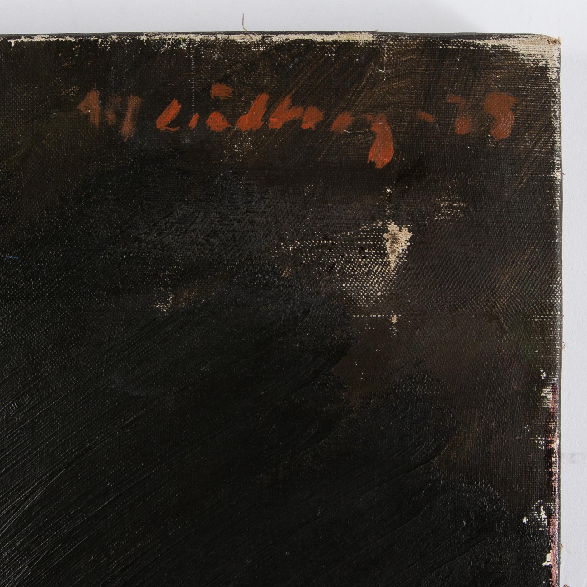 ALF LINDBERG, oil on canvas, signed and dated -35.