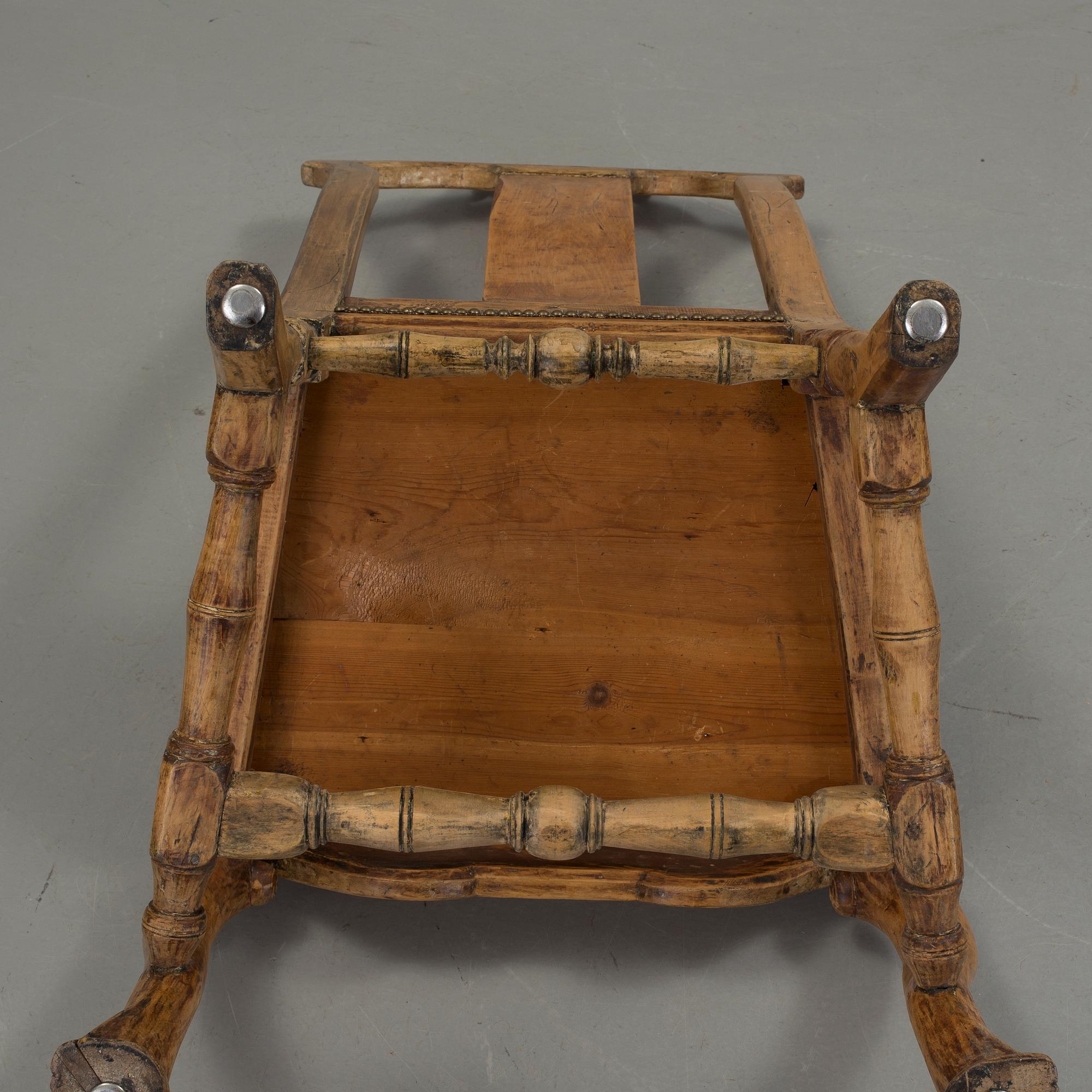 STOL, senbarock, 1700-tals.