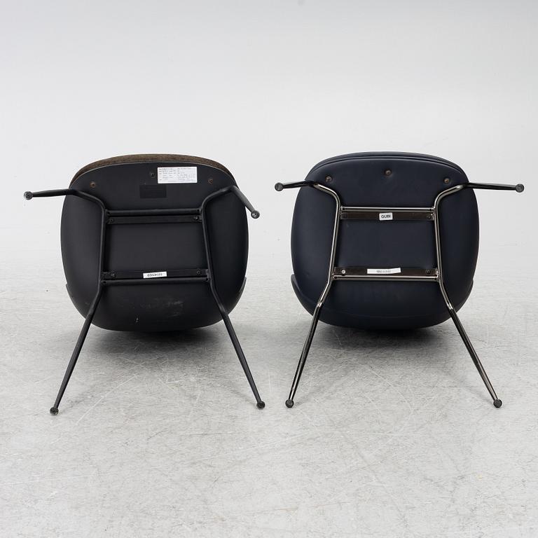 GamFratesi, six 'Beetle' chairs, Gubi, Denmark.