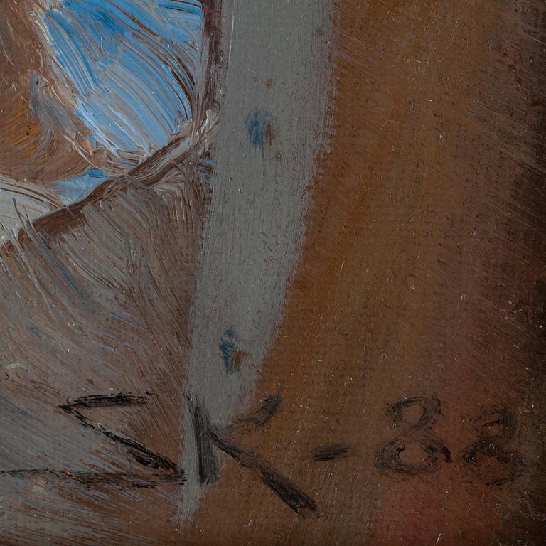 Peder Severin Krøyer, Självporträtt.