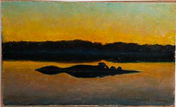 ERDTMAN, ELIAS, 3 st, olja på duk, två med sign, en dat -95.