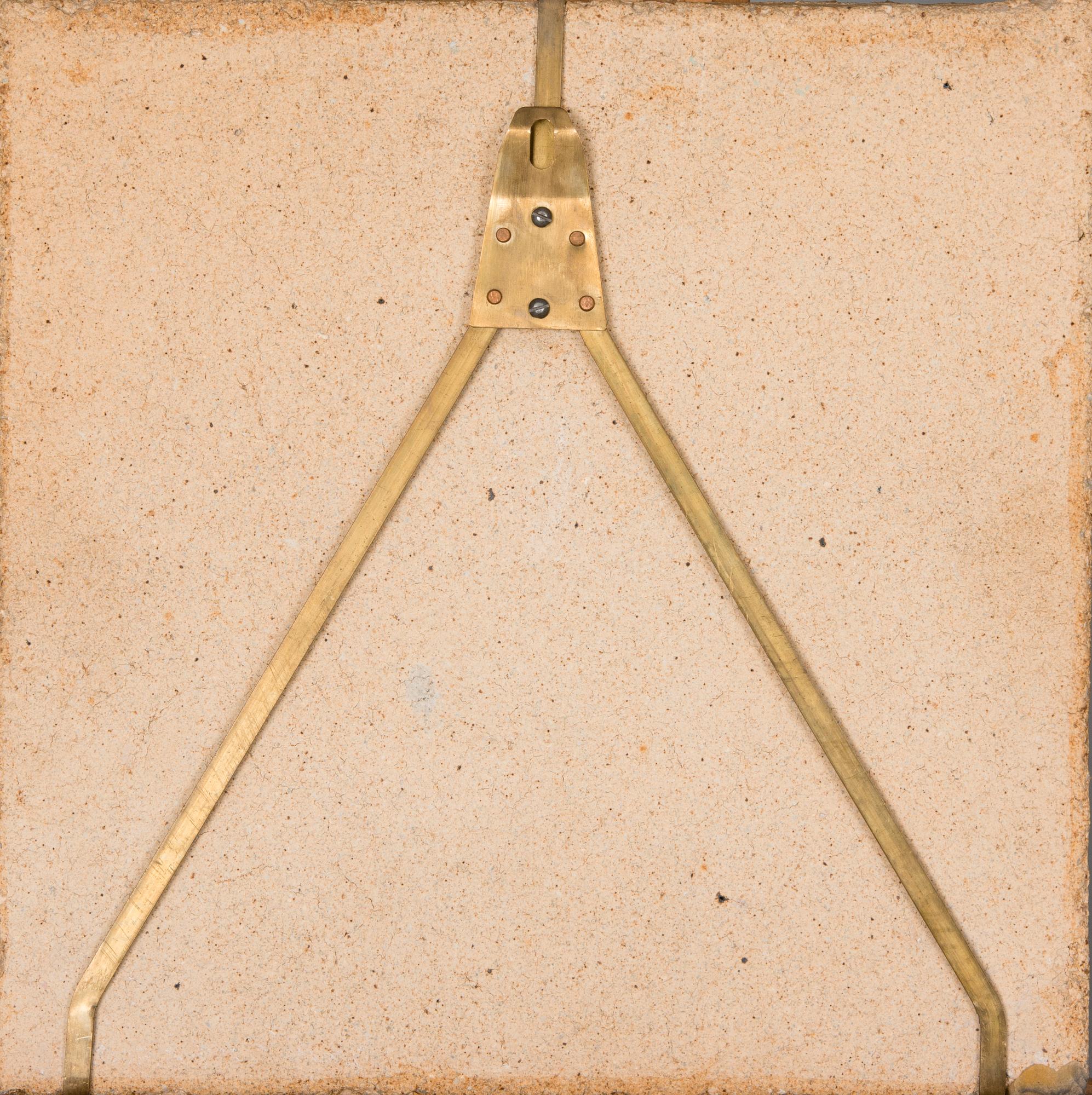 VÄGGRELIEF, keramik, Francesca Mascitti-Lindh, signerad i godset F.Lindh, Arabia.