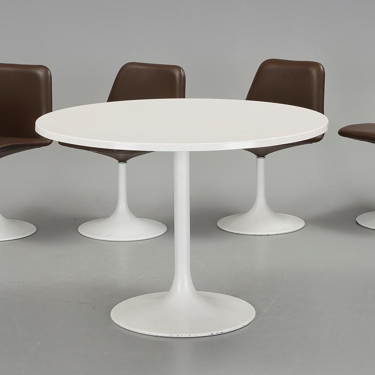 MATBORD OCH STOLAR, 6 ST. Bröderna Johansson, Markaryd 1960-tal.