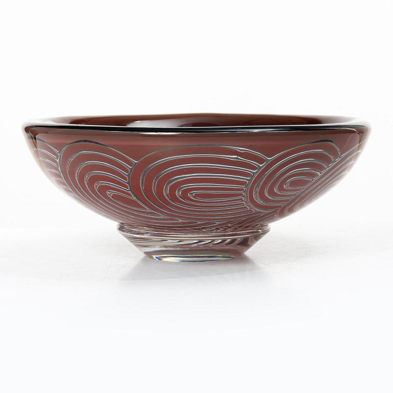 Ingeborg Lundin, Bowl, “Ariel”, Orrefors.