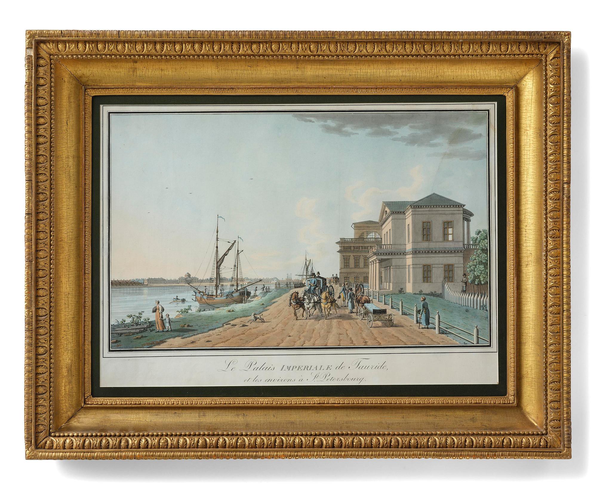 Benjamin Patersen (Paterson), ”Le Palais Imperiale de Tauride, et les environs à St Petersbourg”.