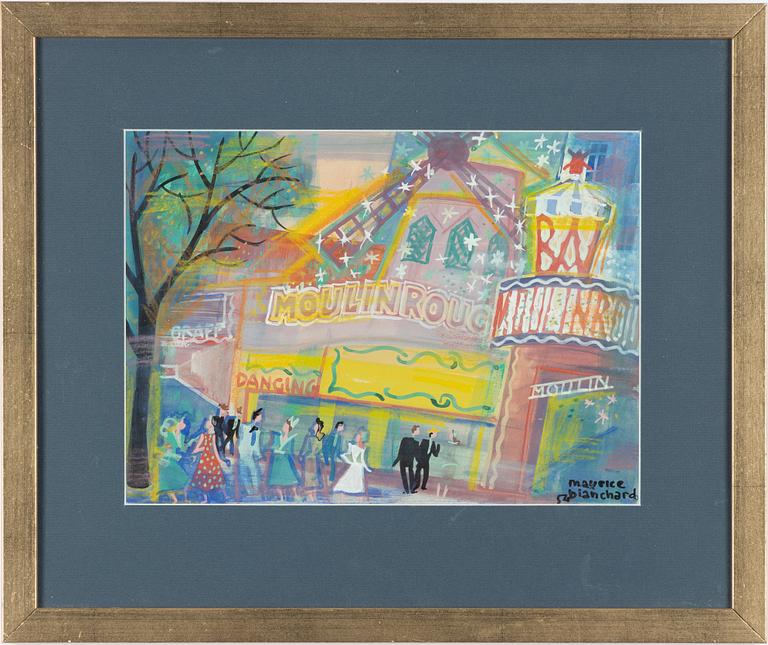 Maurice Blanchard, Moulin Rouge.