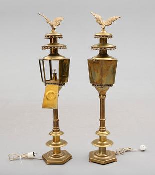 VAGNSLYKTOR, 1 par, mässing, 1900-talets första hälft.