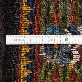 A semi-antique Farahdobe rug, Chahar Mahal area, c 320 x 152 cm.