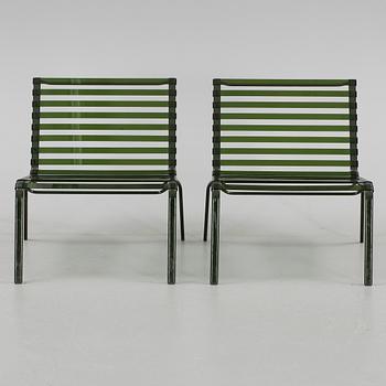 LOUNGESTOLAR, ett par, "Striped sedia", Ronan and Erwan Bouroullec, Magis, 2005.