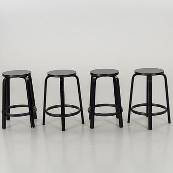 ALVAR AALTO, 4 pcs stool, Artek Finland 2012.