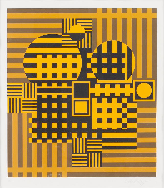 Victor Vasarely, Geometrisk komposition.