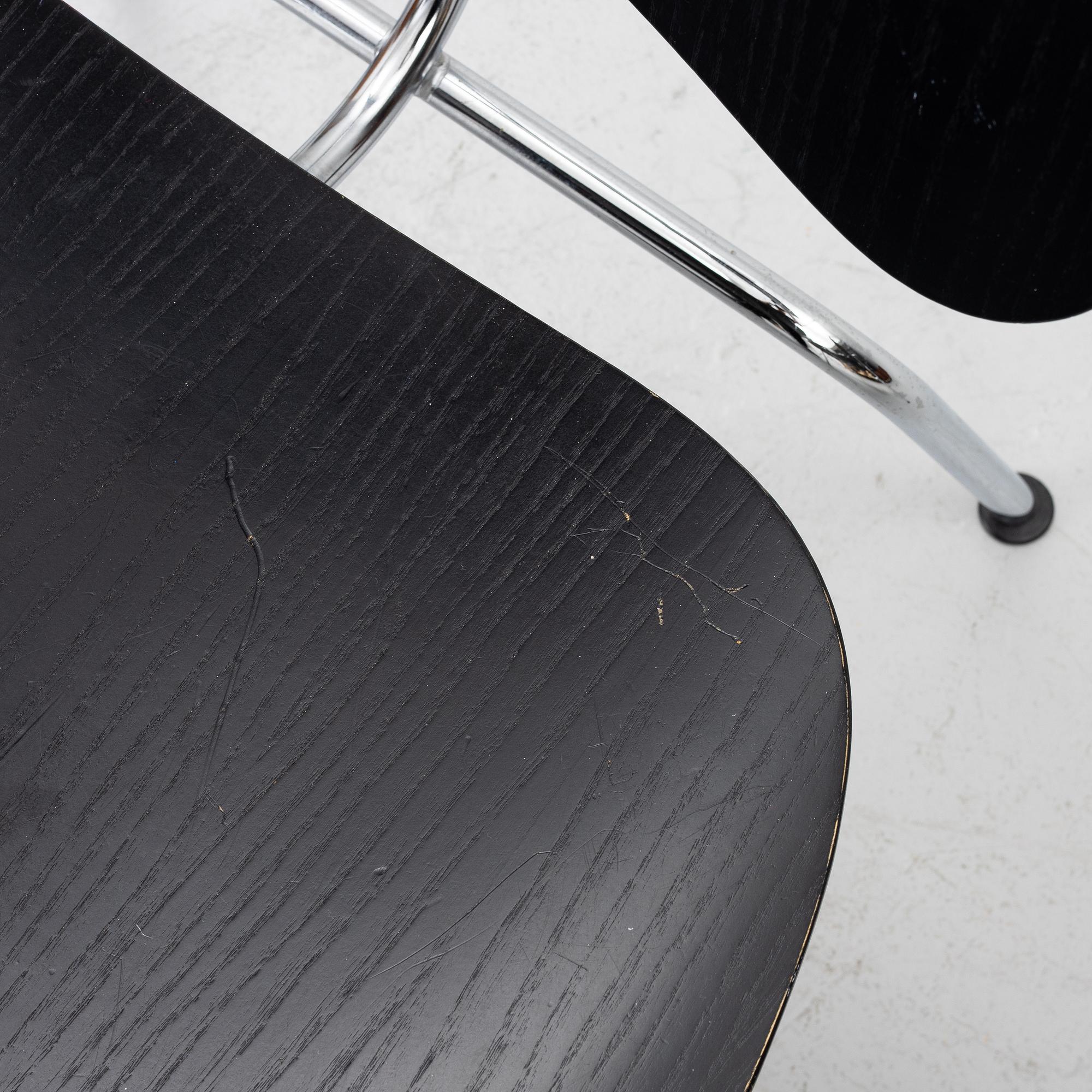 Charles & Ray Eames, Chairs, a pair, "DCM", Vitra, 2003.