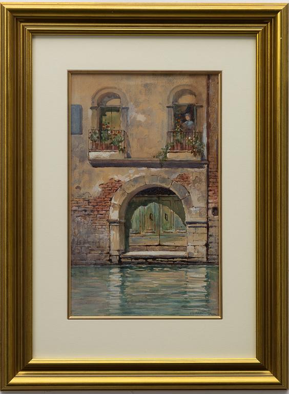 Frans Wilhelm Odelmark, Motif from Venice.