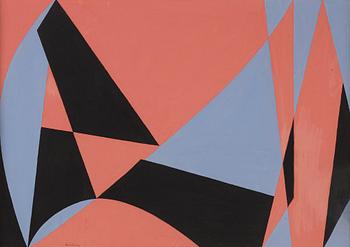 HARRY BOOSTRÖM, gouache on paper, signed Booström, executed in 1954.