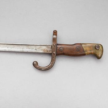 BAJONETT, Frankrike, daterad 1883.