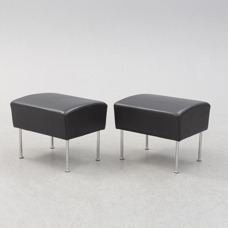 GUNILLA ALLARD, fotpallar, ett par, "Cinema", Lammhults, 1995.