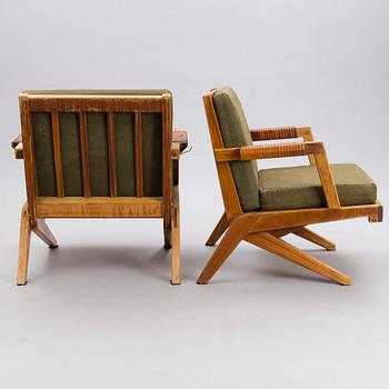 Olavi Hänninen, A 3-piece 1960s 'Bumerang' sofa suite for HMN Huonekalu Mikko Nupponen, Lahti, Finland.