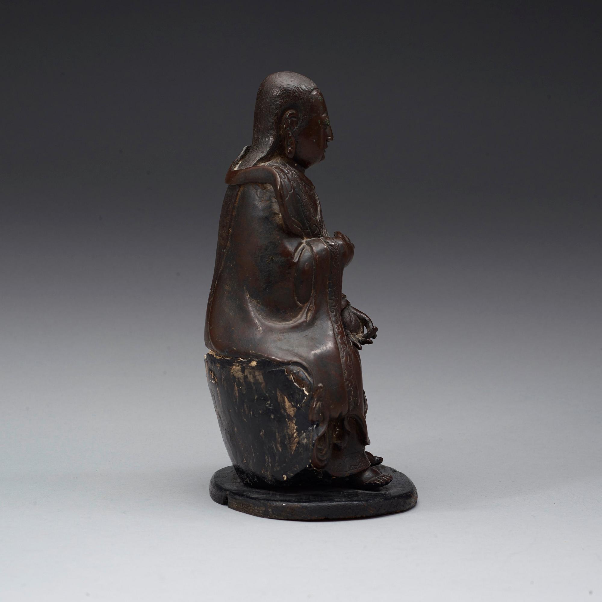 DAOISTISK GUDOM, brons, 1600-tal.
