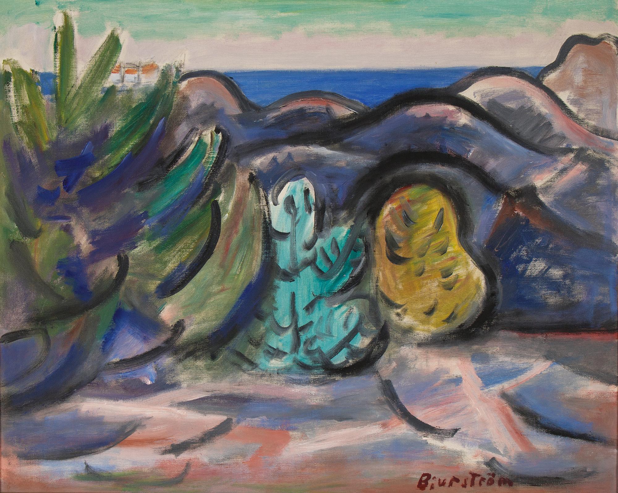 Tor Bjurström, oil on canvas, signed.
