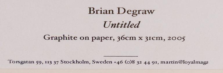 Brian DeGraw, "Untitled".