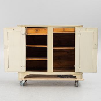 A Gustavian cupboard, early 19th century.