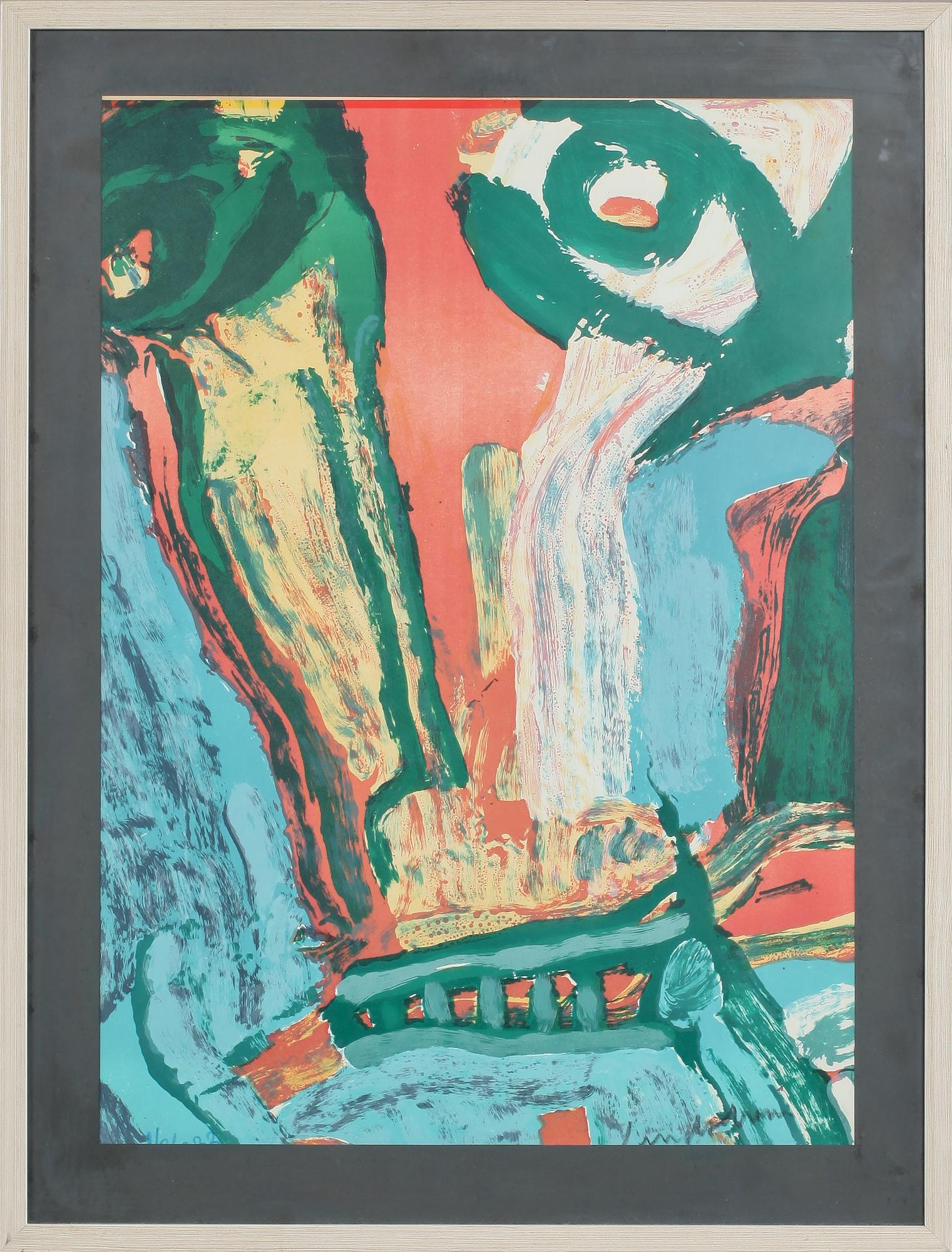 BENGT LINDSTRÖM, färglitografi, signerad och numrerad.