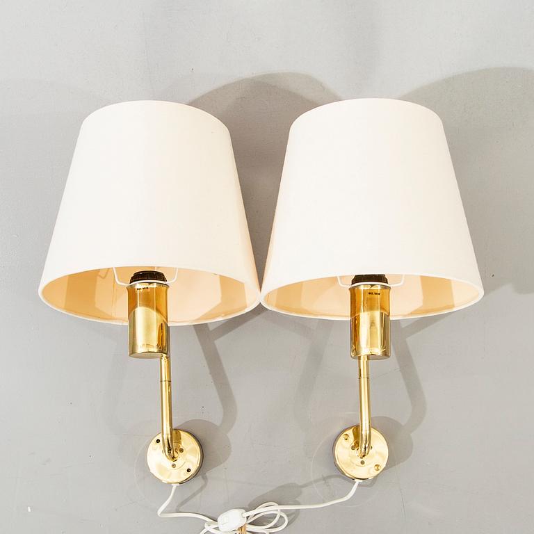 HANS-AGNE JAKOBSSON, a pair of wall lights, Markaryd, second half of the 20th century.