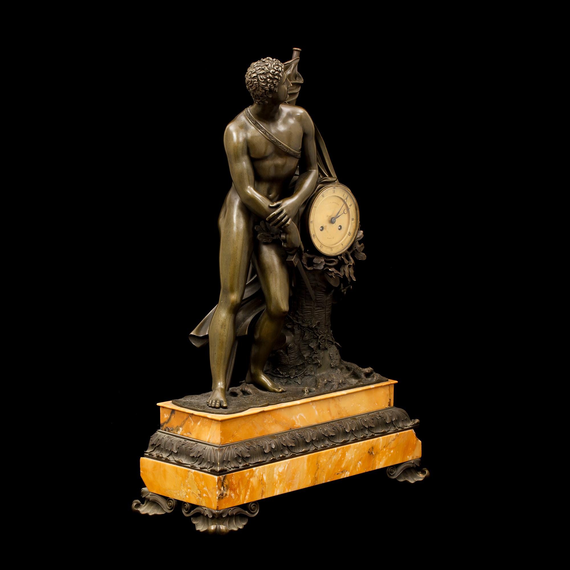 BORDSPENDYL, märkt Hémon, A Paris 1896.
