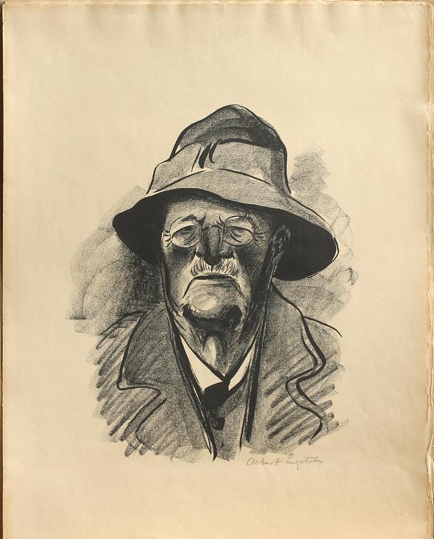 PARTI ALBERT ENGSTRÖM, 4+1. Teckningar o grafik.