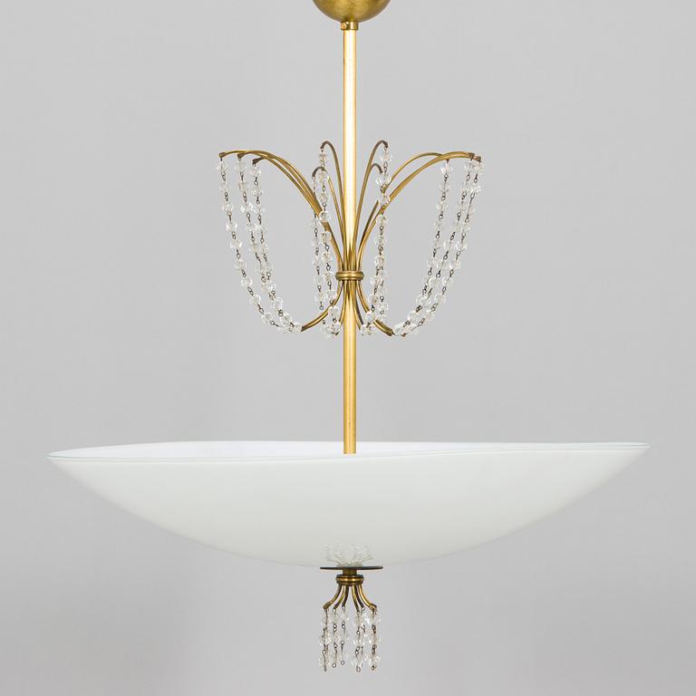 Lisa Johansson-Pape, A 1940's '1068'  chandelier for Stockmann Orno, Finland.