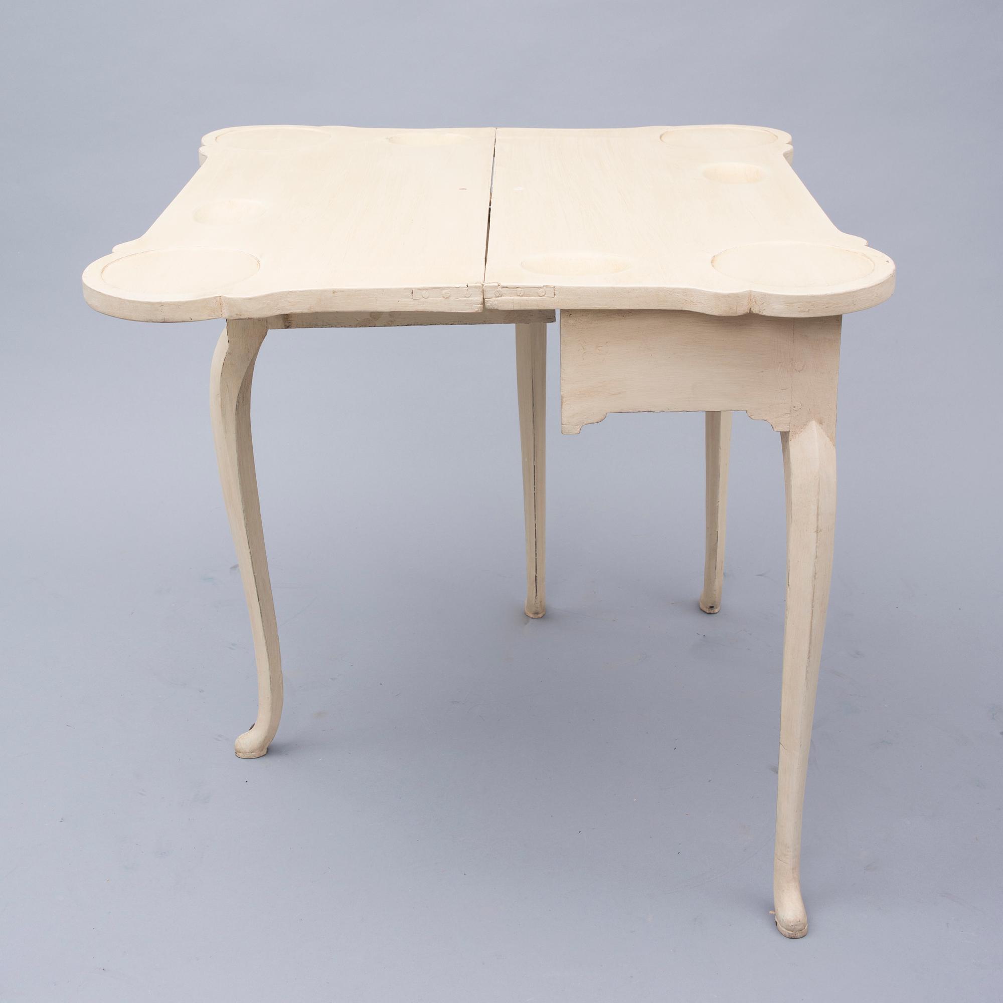 SPELBORD, rokoko, 1700-tal.